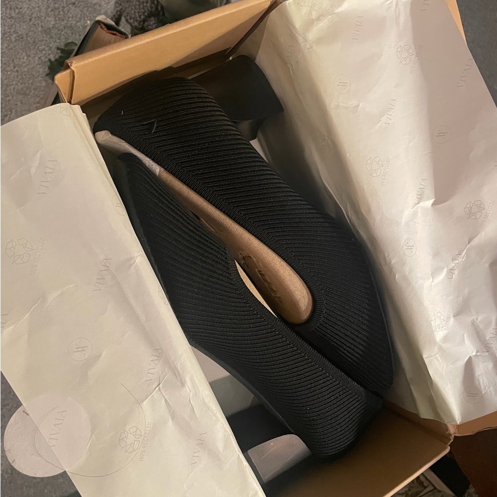NIB Viviaia Melody 2.0 Sz 7.5 Square-Toe Chunky Heels - Picture 6 of 16